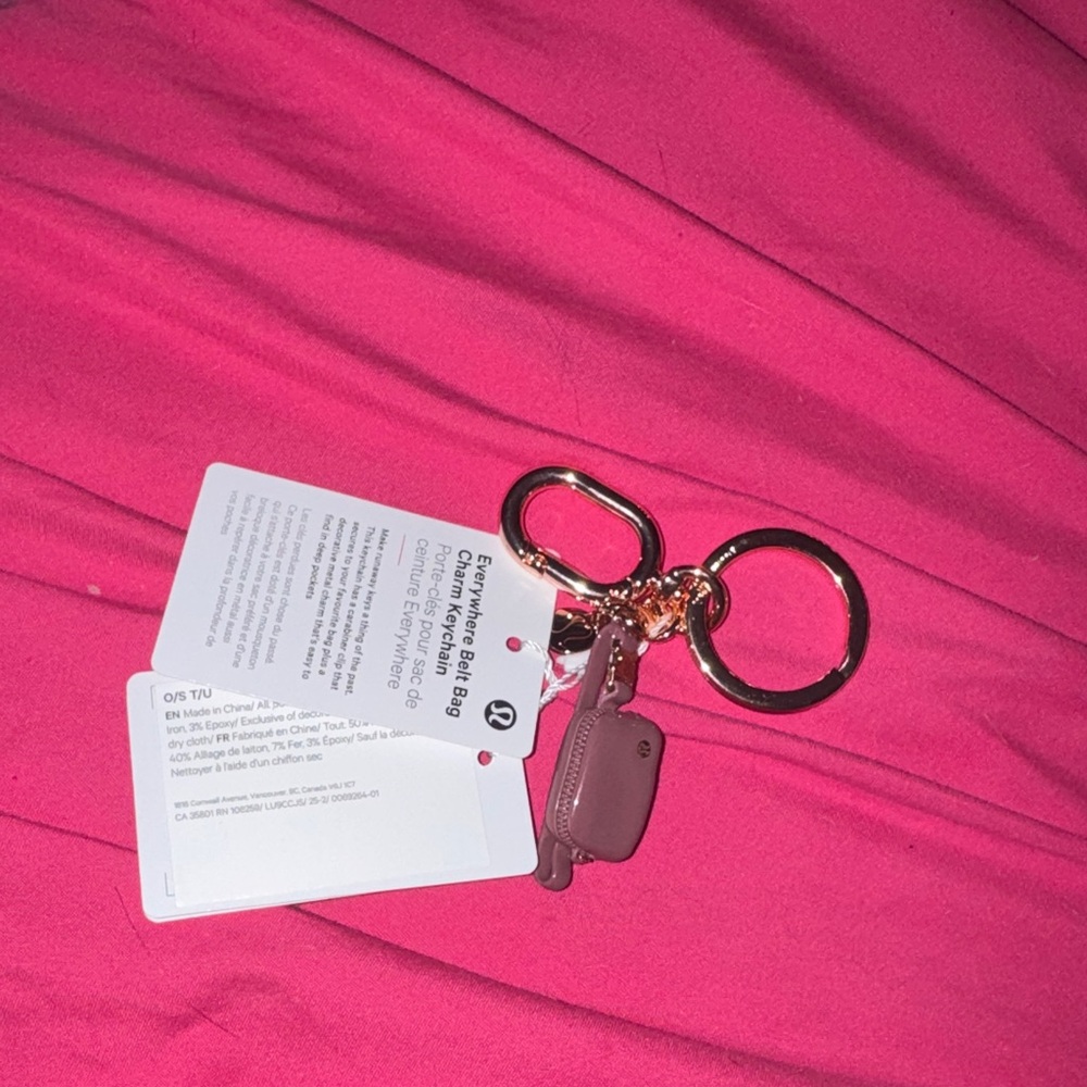 Lululemon Athletica Pink Key & Card Holder